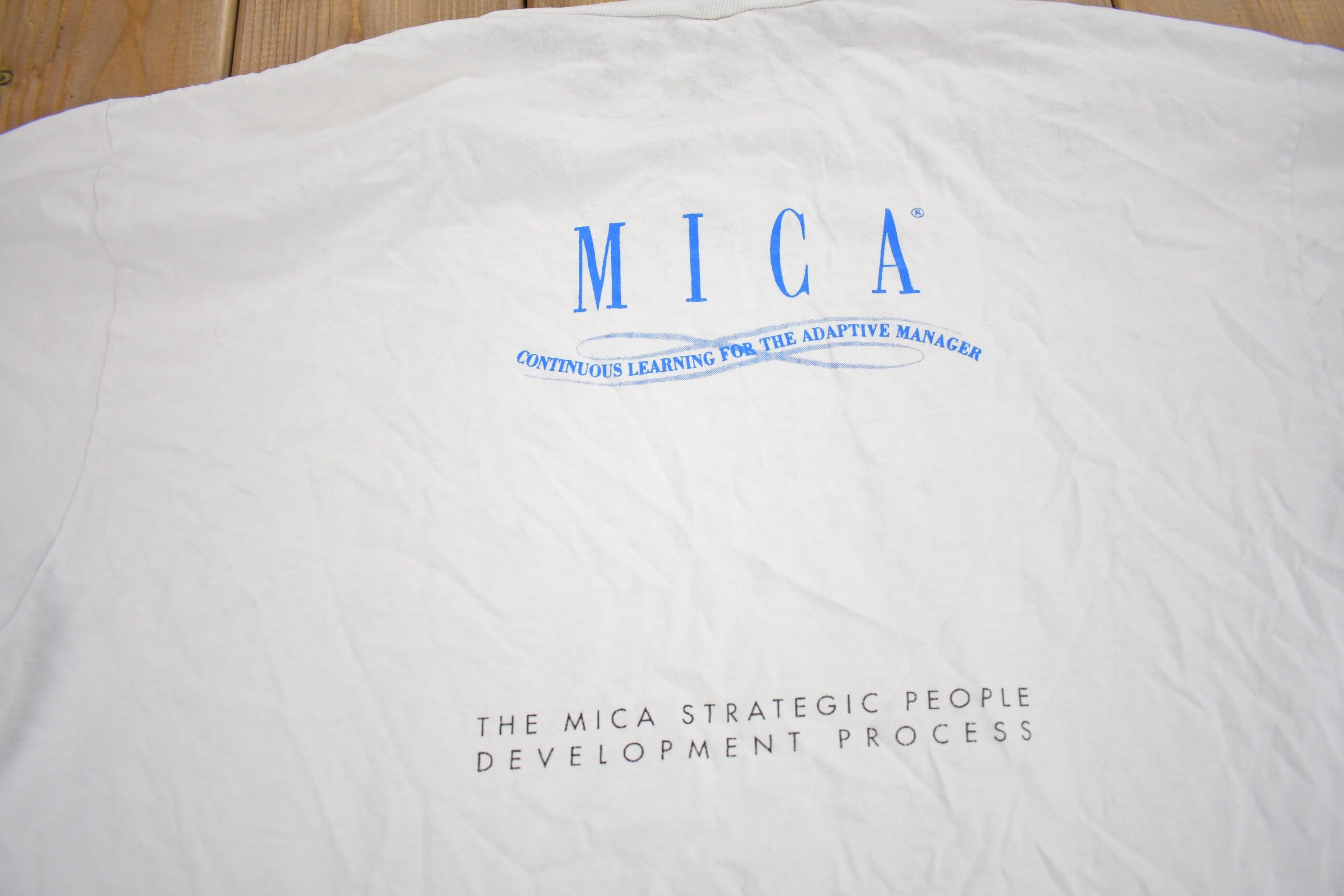 Vintage 1990s The Power To Make Change Happen Graphic T Shirt  Vintage T Shirt  MICA Continuous Learning  Graphic Tee  Single Stitch