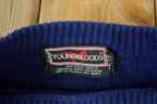 Vintage 1990s Youngbloods Knit Abstract Pattern Crewneck Sweater