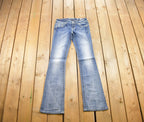 Vintage Y2K Miss Me Bedazzled Low Rise Jeans Size 26x34