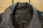 Vintage 1990s Giglio Leather Bomber Flight Jacket Men's XL