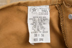 Vintage 1980s Carhartt Beige Canvas Double Knee Overalls