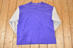 Vintage 1990s Minnesota Vikings Embroidered NFL Crewneck Sweatshirt Men's Large