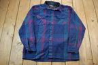 Vintage 1990s BackPackers Souvenir Plaid T-Shirt