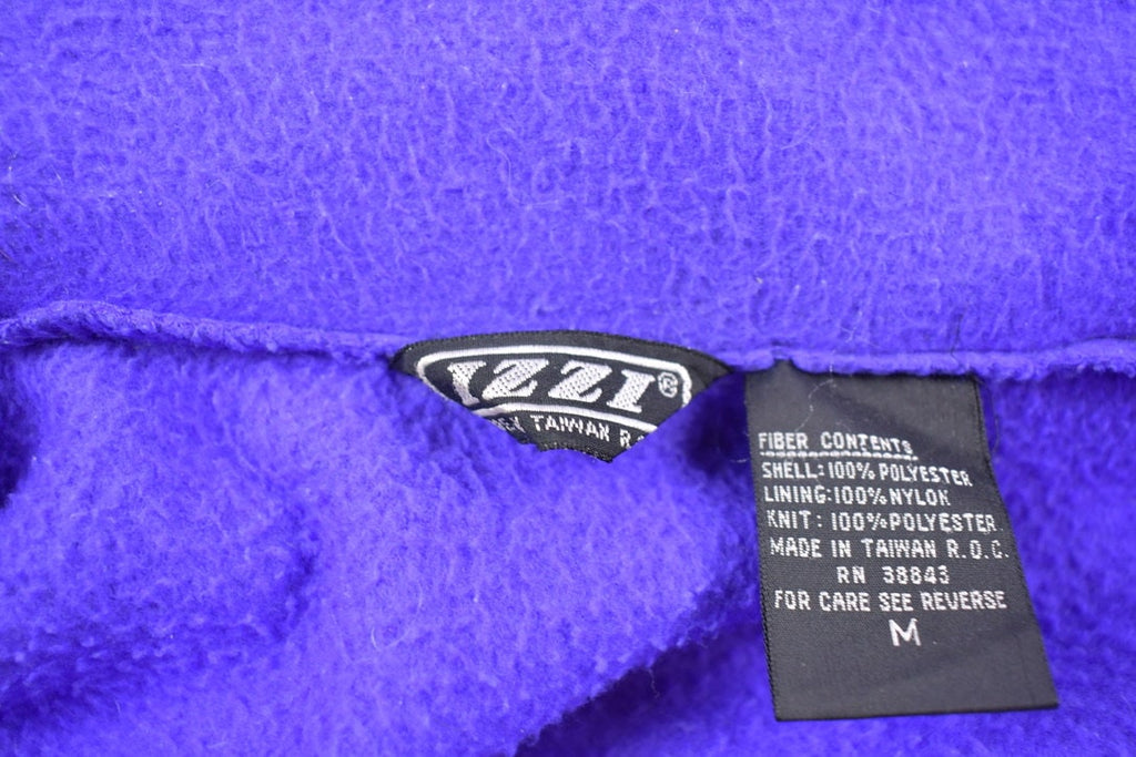 Vintage 1990s Izzi Full Zip Purple Fleece Sweatshirt  Full Zip  Outdoorsman  Streetwear  Outerwear  winter Wear  Fall Wear
