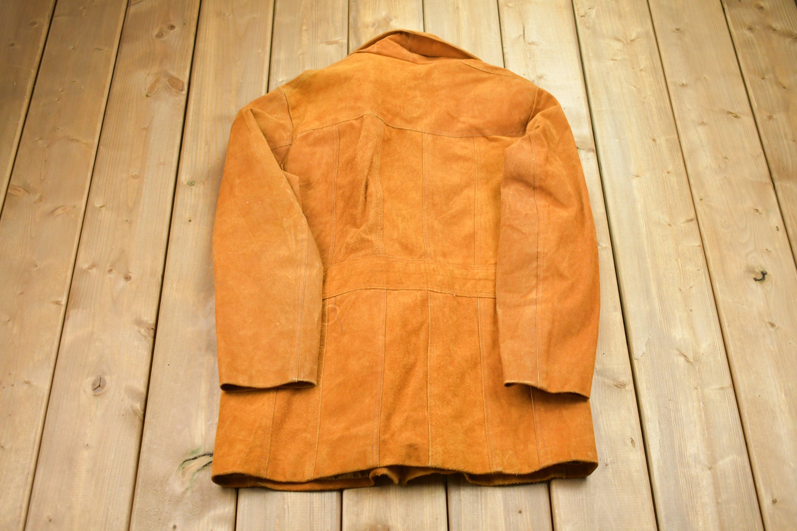 Vintage 1980s Arte Diel Suede Leather Blazer