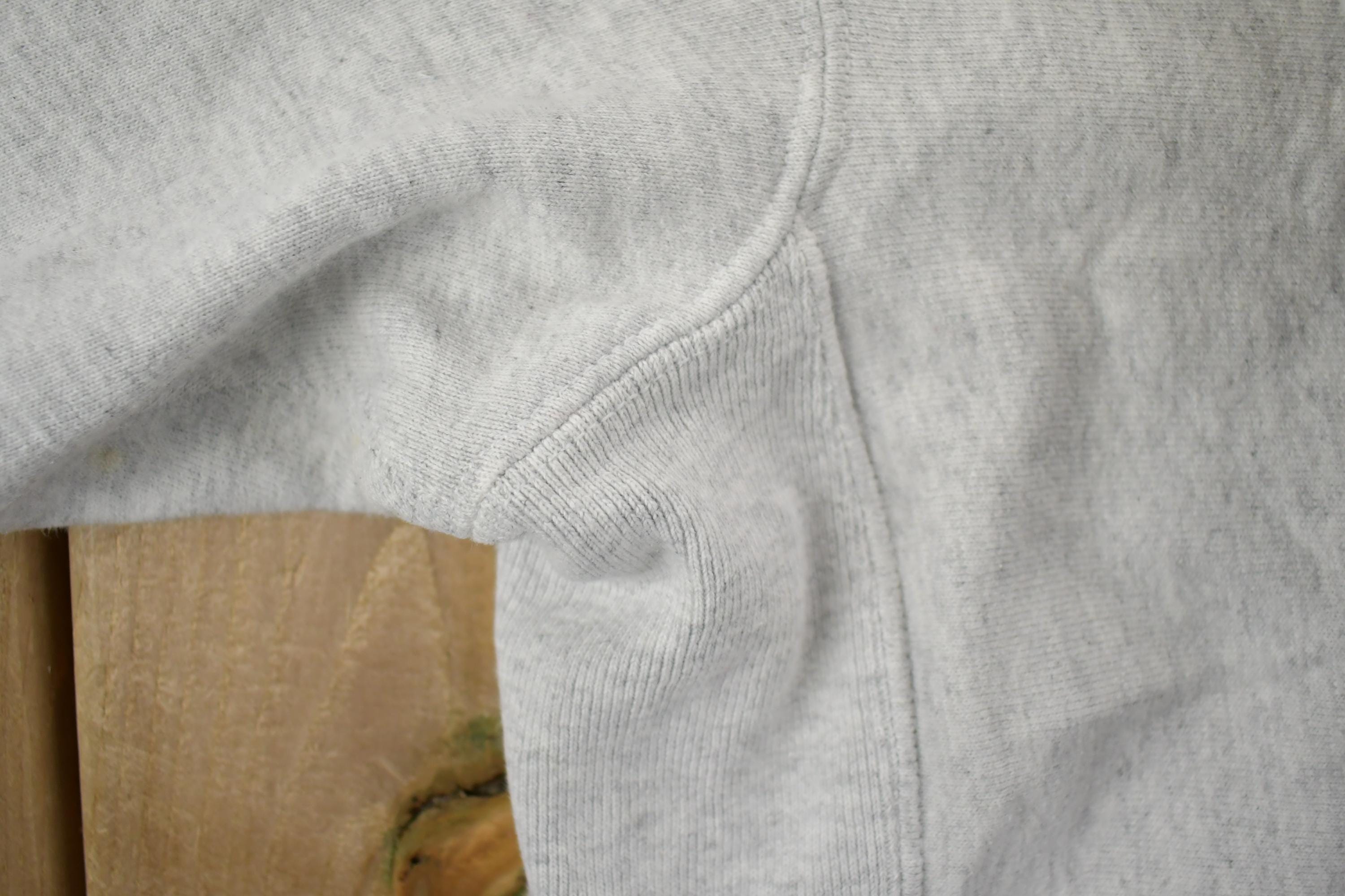 Vintage 1990s ALHS Tigers Hockey Reverse Grain University Collegiate Heavyweight Hoodie
