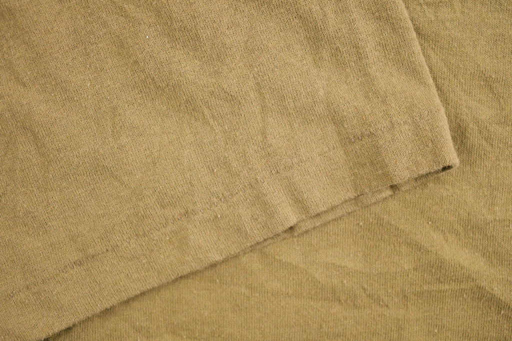 Vintage 1990s Blank Green Brown Crew Neck Undershirt Tshirt