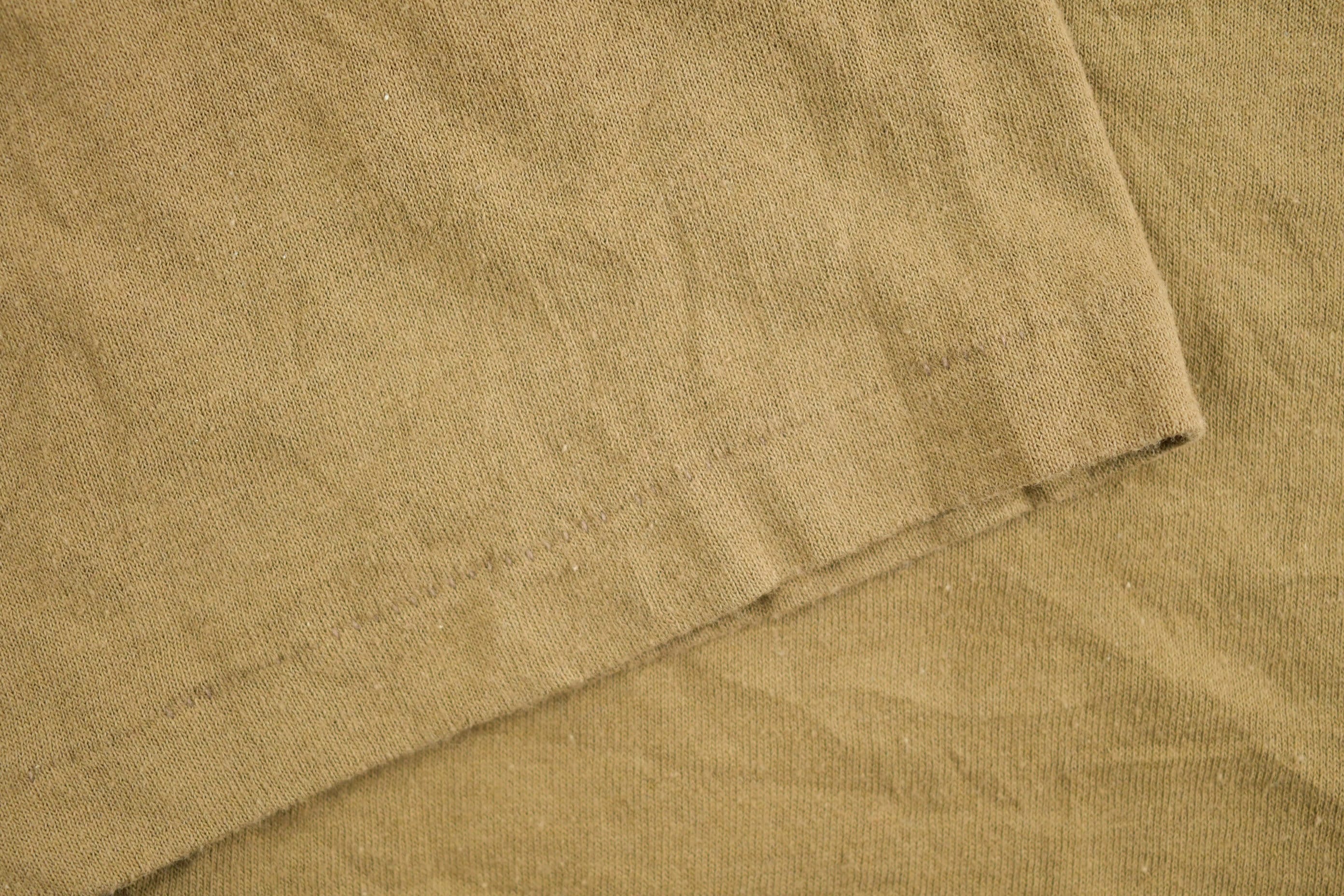 Vintage 1990s Blank Green Brown Crew Neck Undershirt Tshirt