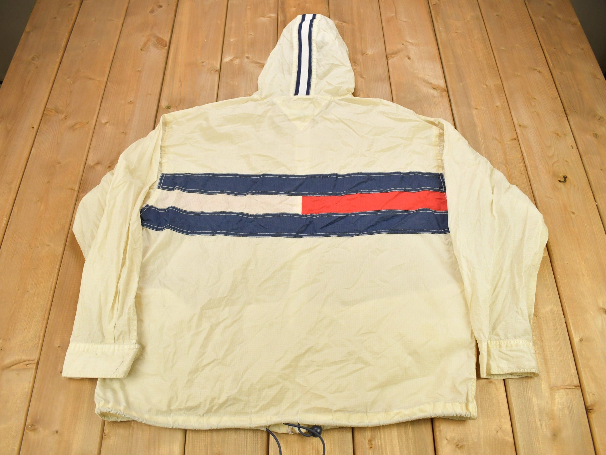 Vintage 1990s Tommy Jeans Big Flag Windbreaker Jacket