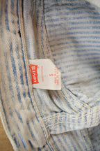 Vintage 1980s Women Striped Levi's Jeans Size 5