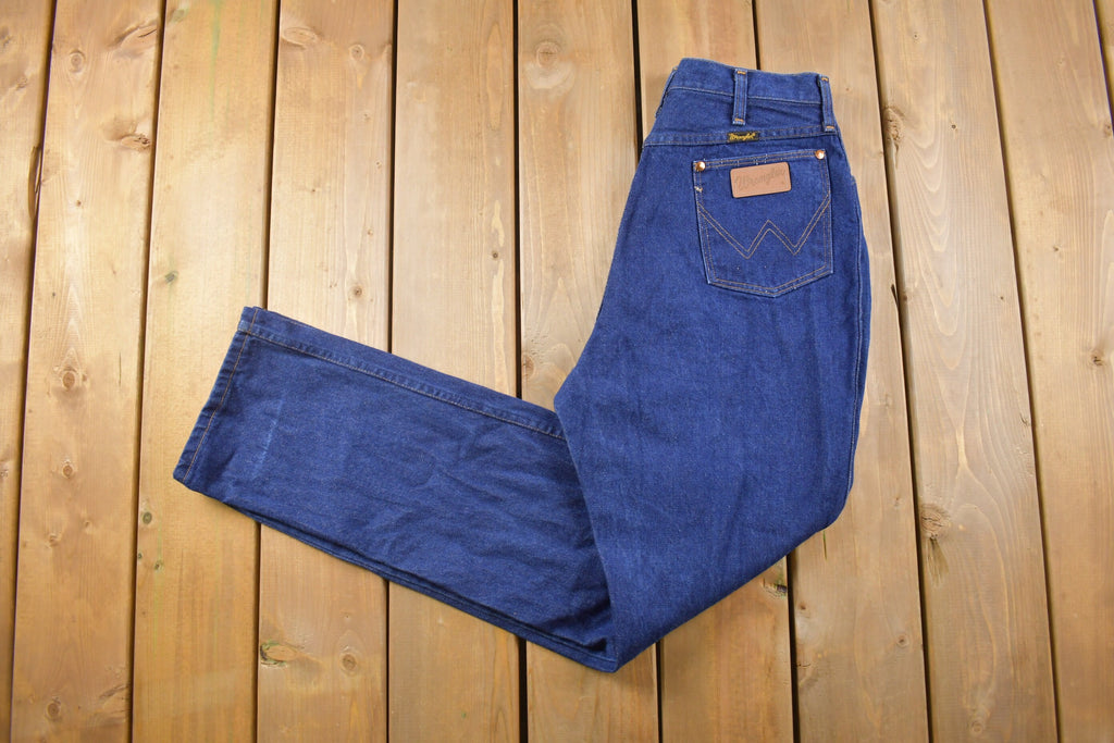 Vintage 1990's Wrangler Dark Wash Blue Jeans 30 x 33