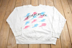 Vintage 1980s Barrini Raglan Crewneck Sweatshirt