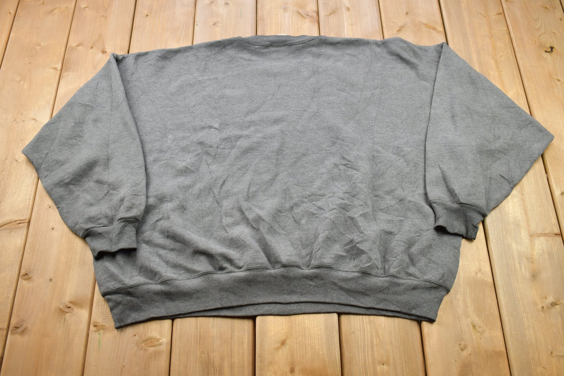 Vintage 1990s Blank Grey Crewneck Sweatshirt