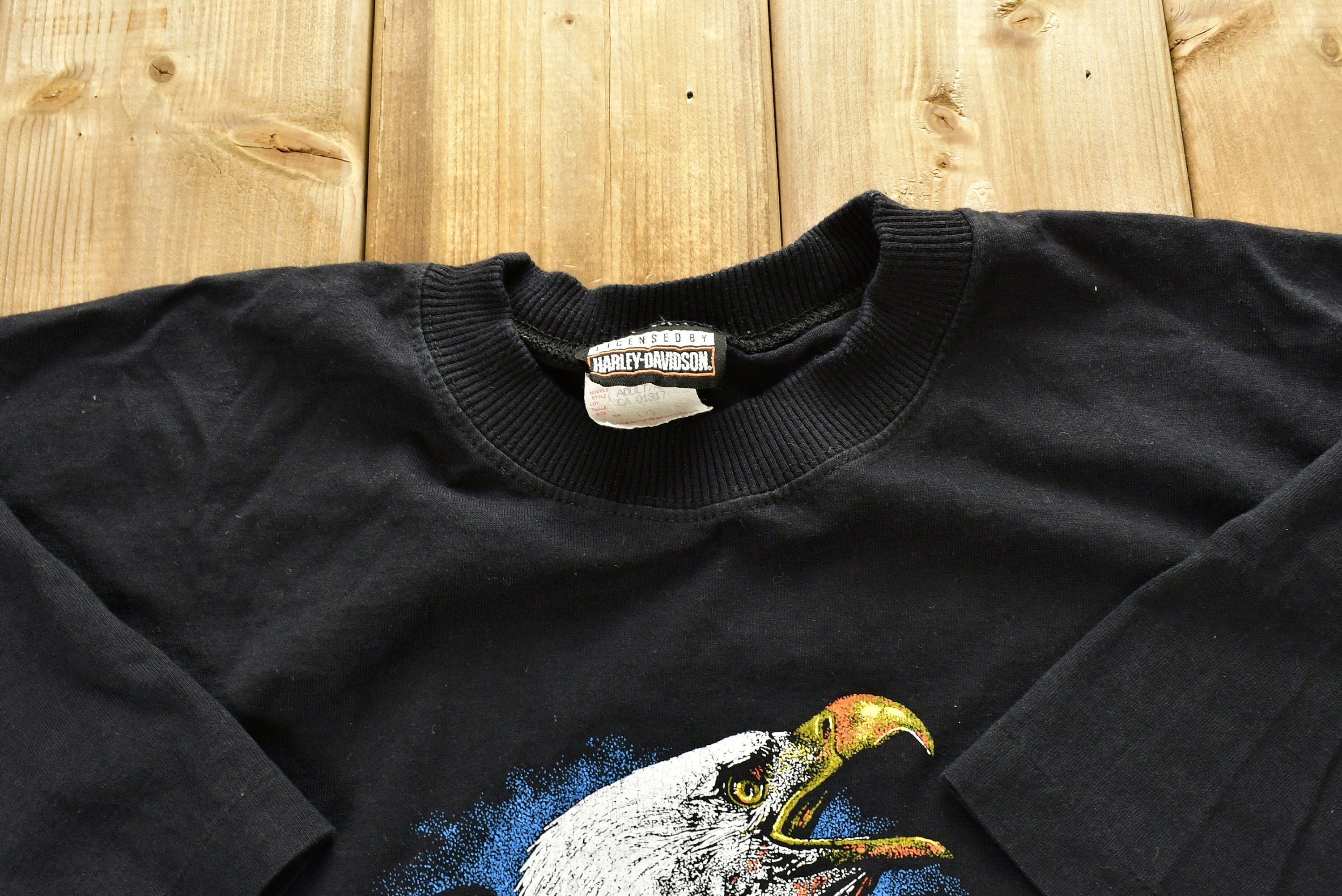 Vintage 1990s Harley Davidson Motorcycles Niagara Falls T-Shirt
