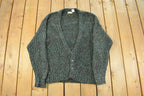 Vintage 1990s Boundary Waters Knit Cardigan Sweater Men's Large