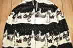 Vintage 1990s Storm Front Reversible All Over Print Fleece Sweater