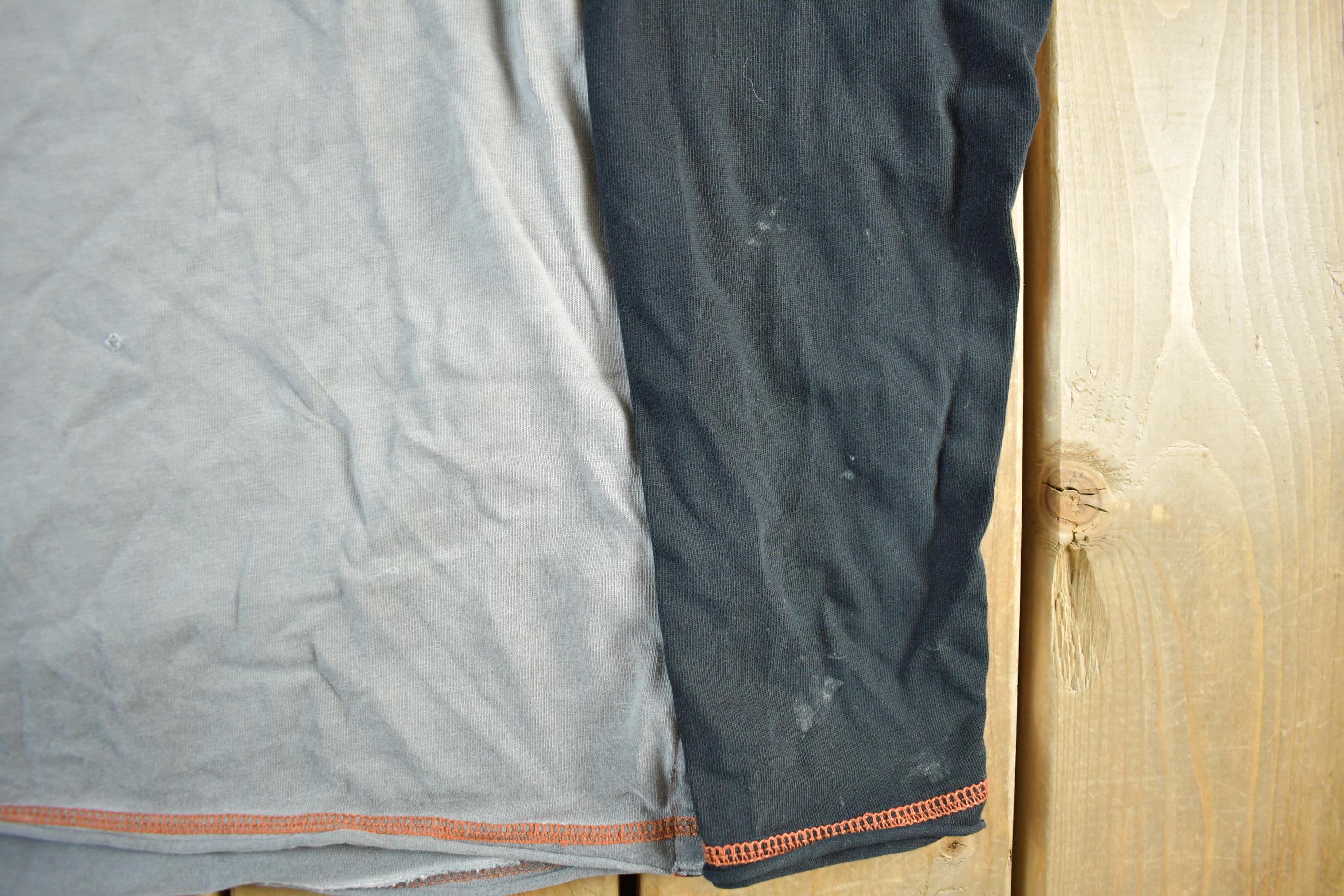 Vintage 2000s Harley Davidson Motorcycles Long Sleeve Henley T-Shirt Men's Medium