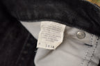 Vintage 1980s Lee Black Denim Women's Jeans Size 32 x 29