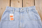 True Vintage 1970's Brand New Long Denim Skirt 26 Inch Waist