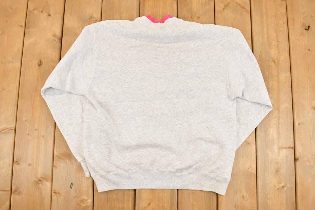 Vintage 1990s Minnesota Double Collar Embroidered Crewneck Sweatshirt Women's L