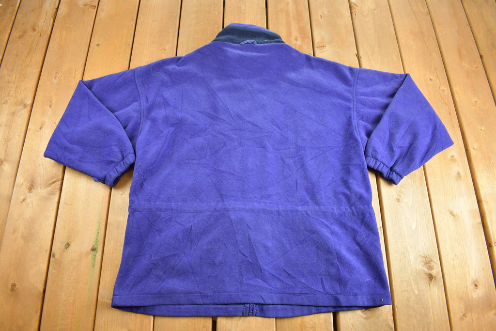 Vintage 1990s Purple Columbia Fleece Sweater