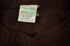 Vintage 1970s National Shirt Knit Crewneck Ski Style Sweater