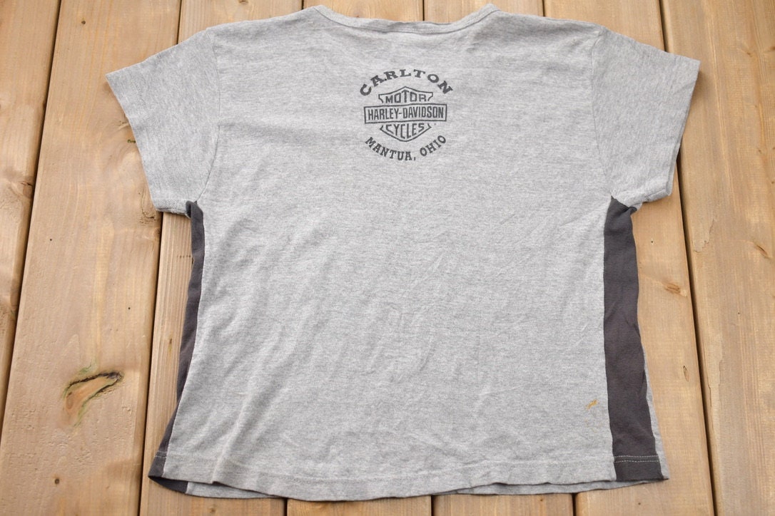 Vintage 1990s Harley Davidson Tweety Bird Looney Tunes Womens Graphic T-Shirt