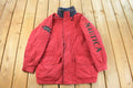Vintage 1990s Nautica Navigation Reversible Fleece Jacket Men's Medium/ Embroidered Logo / Athletic Winter Sailing / Streetwear