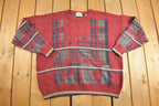 Vintage 1990s Cotton Traders Knit Crewneck Sweater