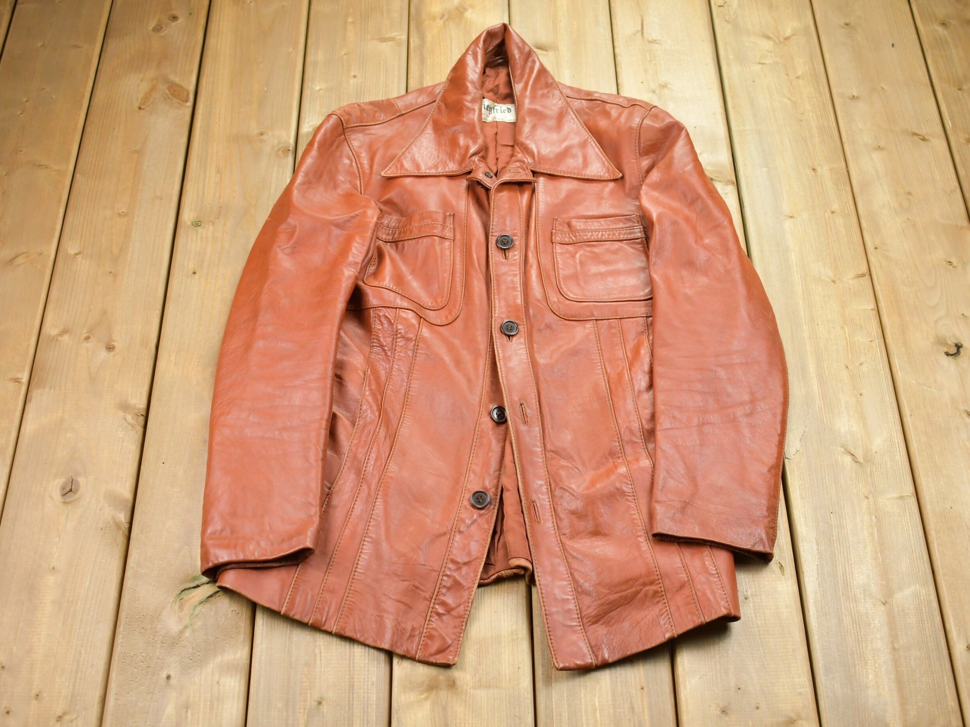 Vintage 1970s Siegfried Of Barcelona Leather Jacket