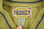 Vintage 1990s Chams Knit Crewneck Sweater Vest