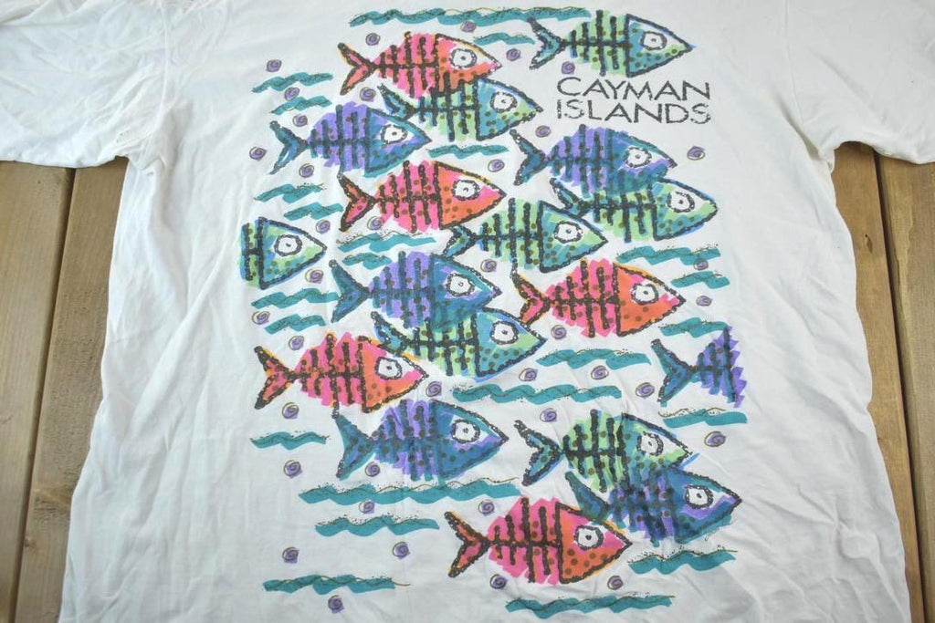 Vintage 1990s Cayman Islands Souvenir T-Shirt