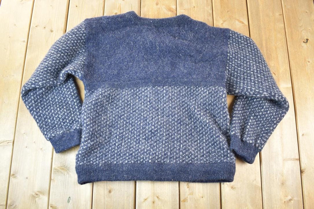 Vintage 1990s LL Bean Wool Knit Sweater Men's M / Vintage 90s Wool Crewneck / Outdoorsman / Vintage Wool Ll Bean Knit / Winter Sweatshirt