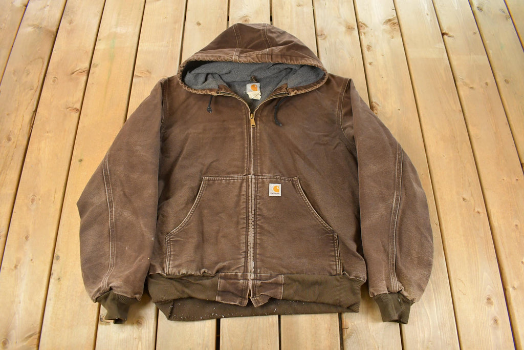 Vintage 1990s Carhartt Hooded Jacket Men's XL