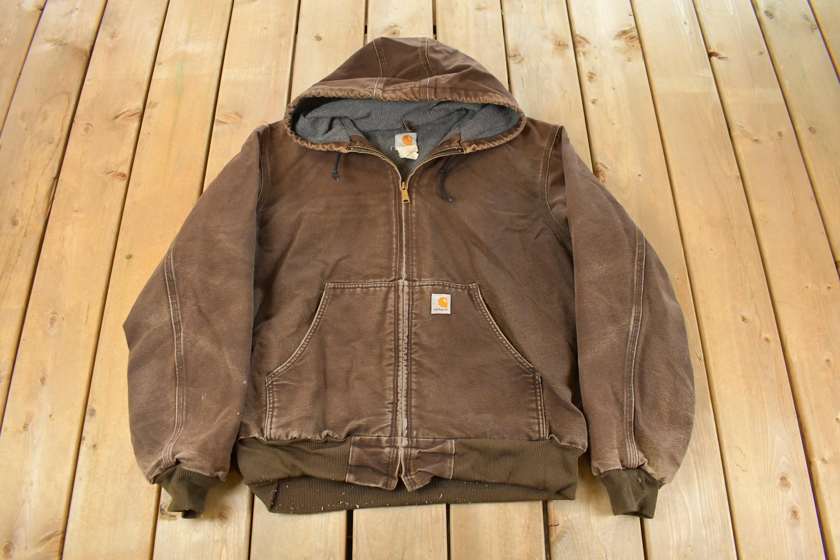 Vintage 1990s Carhartt Hooded Jacket Men's XL