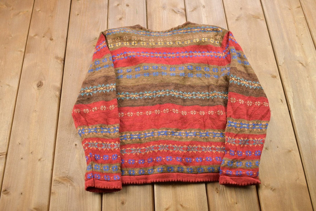 Vintage 1990s Tiara Petites Knitted Cardigan Sweater