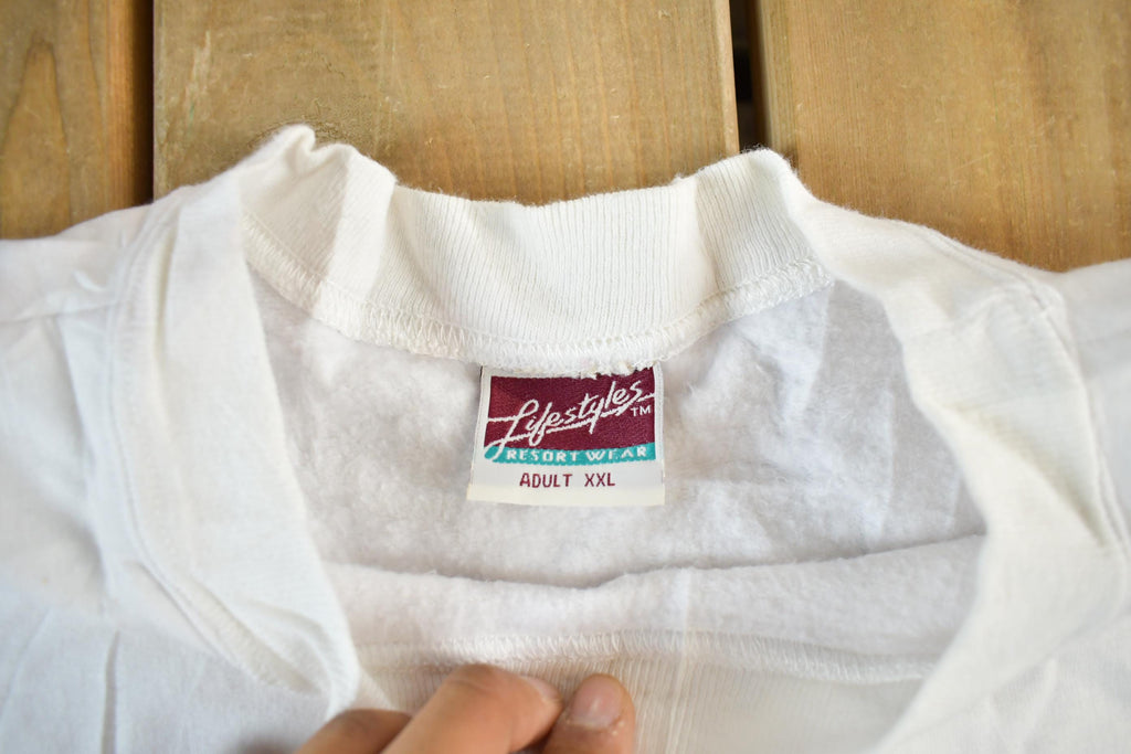 Vintage 1990s Alaska Wilderness AOP Crewneck Sweatshirt Mens XL