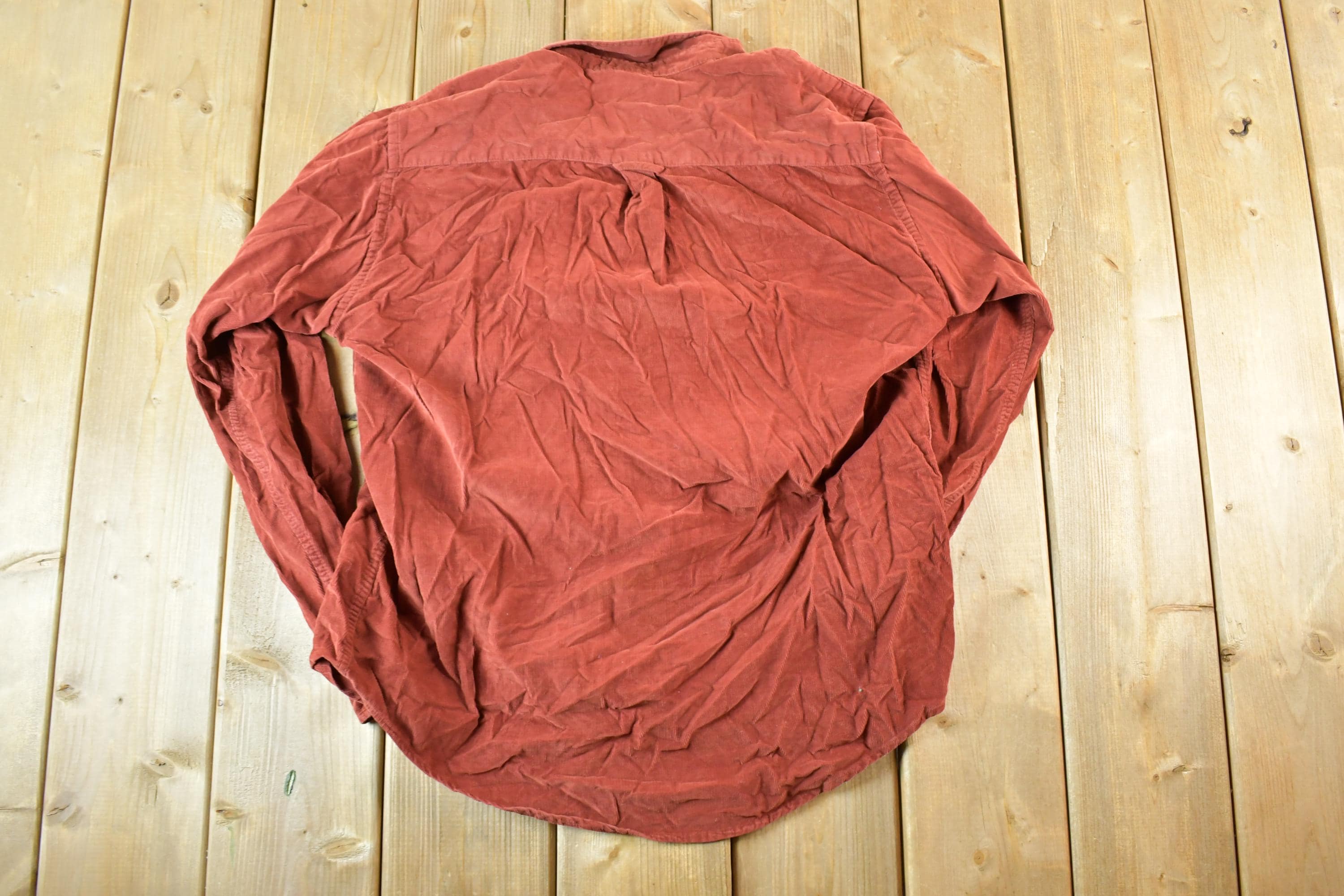 Vintage 1990s Timber Bay Corduroy Button Up Shirt Men's L