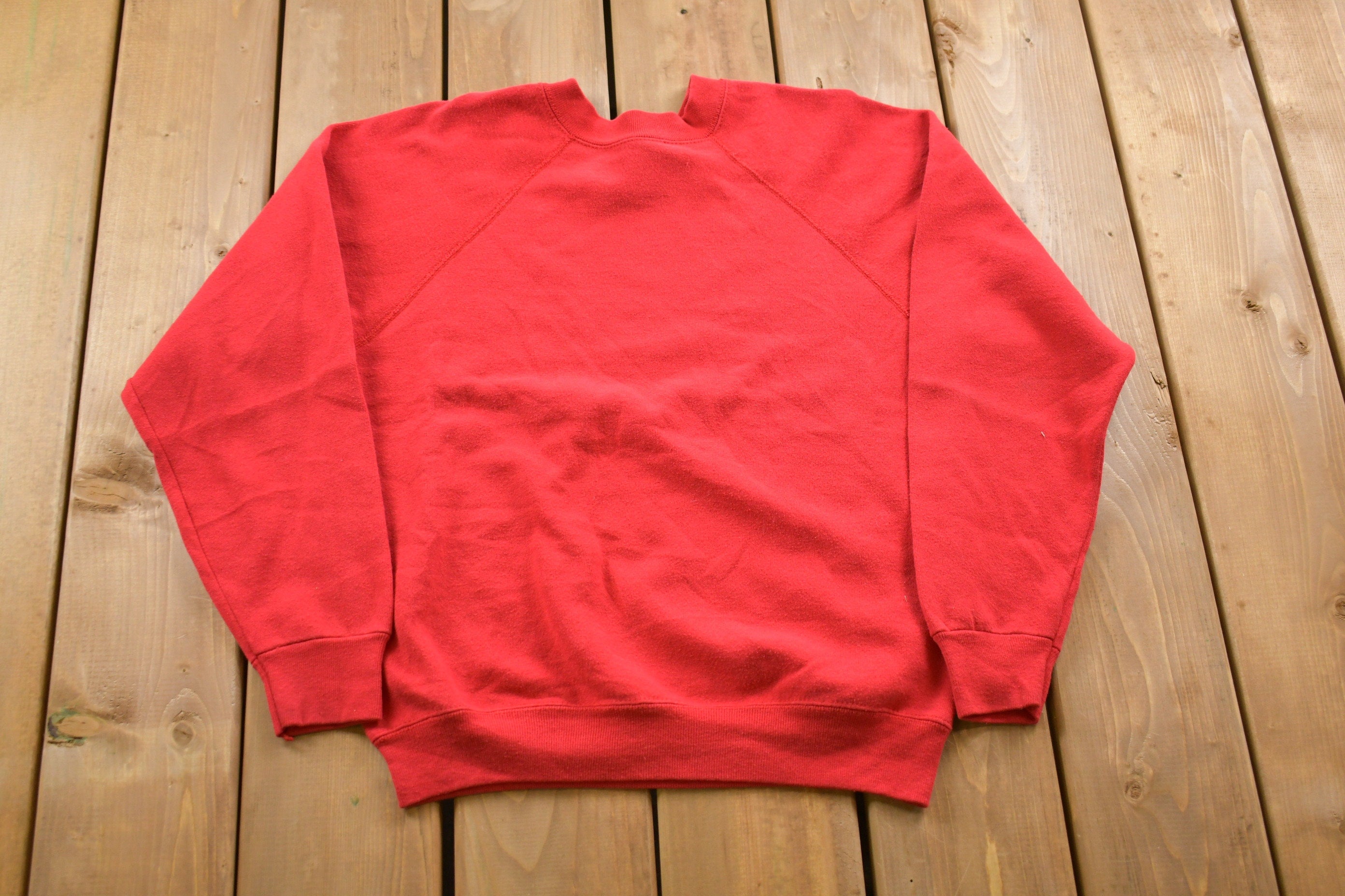 Vintage 1980s Tultex Raglan Crewneck Sweatshirt