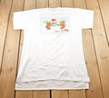 Vintage 1990 Cute Christmas Snowman Graphic T Shirt