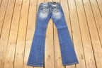 Vintage Deadstock Y2K Miss Me Bedazzled Low Rise Jeans Women's Size 26x31