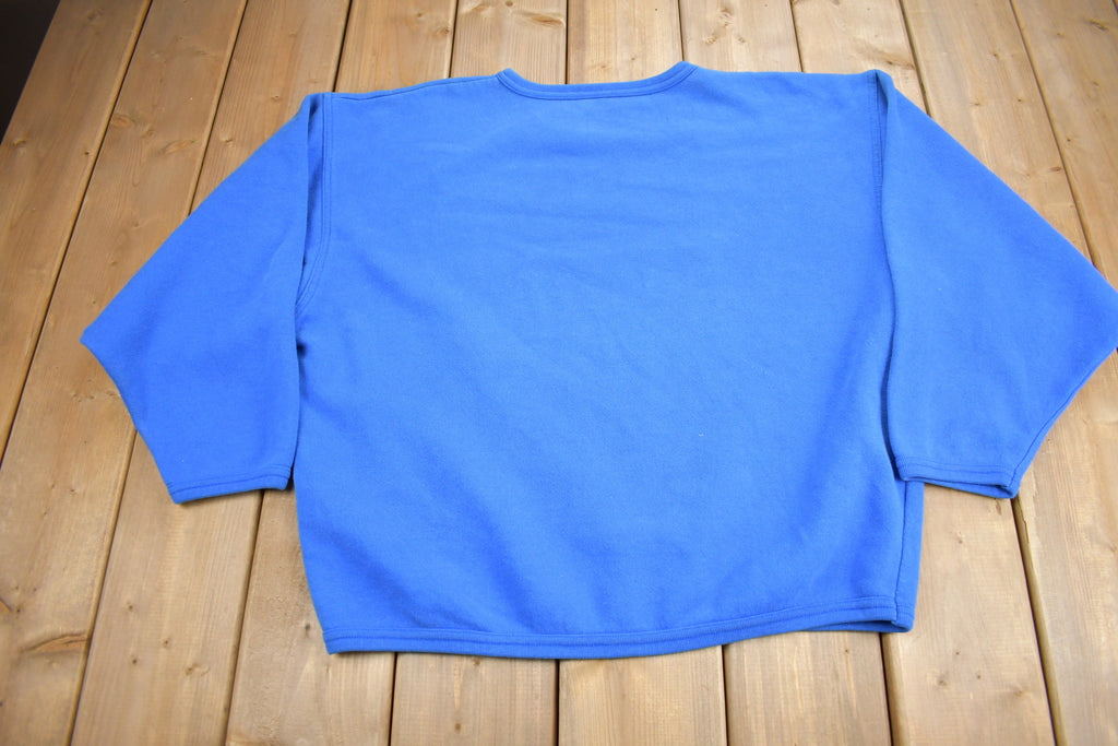 Vintage 1980s Blank Blue Crewneck Sweatshirt