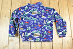Vintage 1990s Polartec Fleece Outdoorsman Sweater Youth L