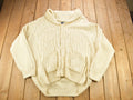 Vintage 1990s Deadstock Retreat Cable Knitted Cardigan Sweater
