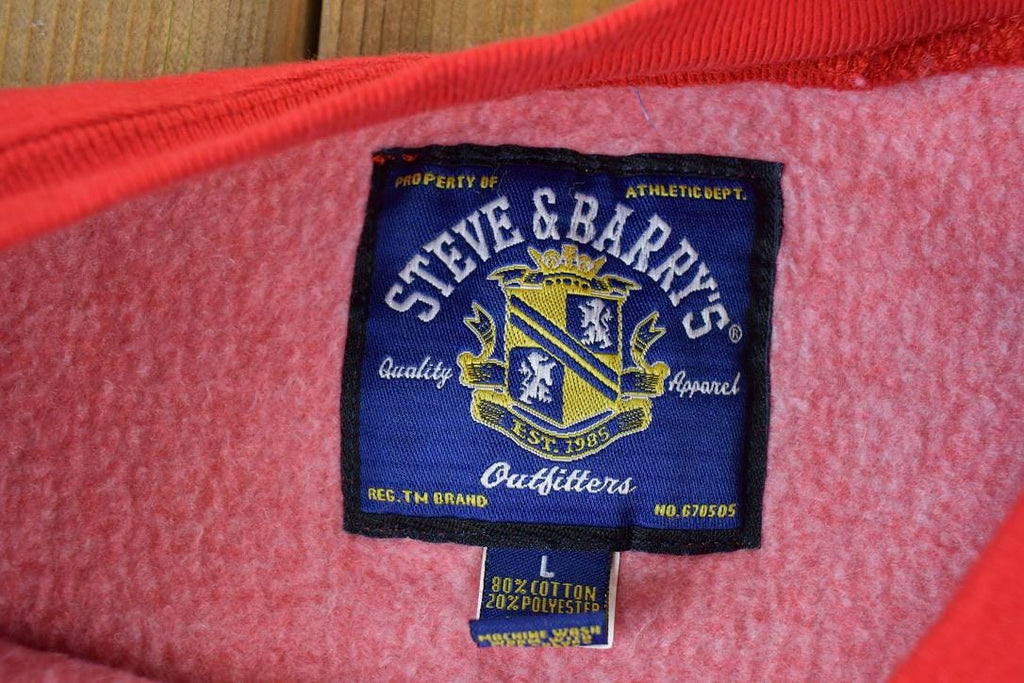 Vintage 1990s Ohio State University Steve And Barry's Collegiate Crew Neck / Embroidered / NCAA Sweatshirt / Sportswear / Americana