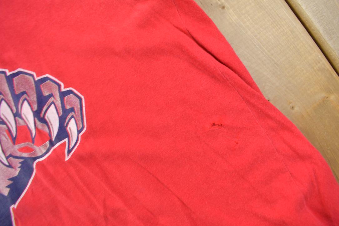 Vintage 1993 Florida Panthers NHL Graphic logo 7 T-Shirt Made IN USA