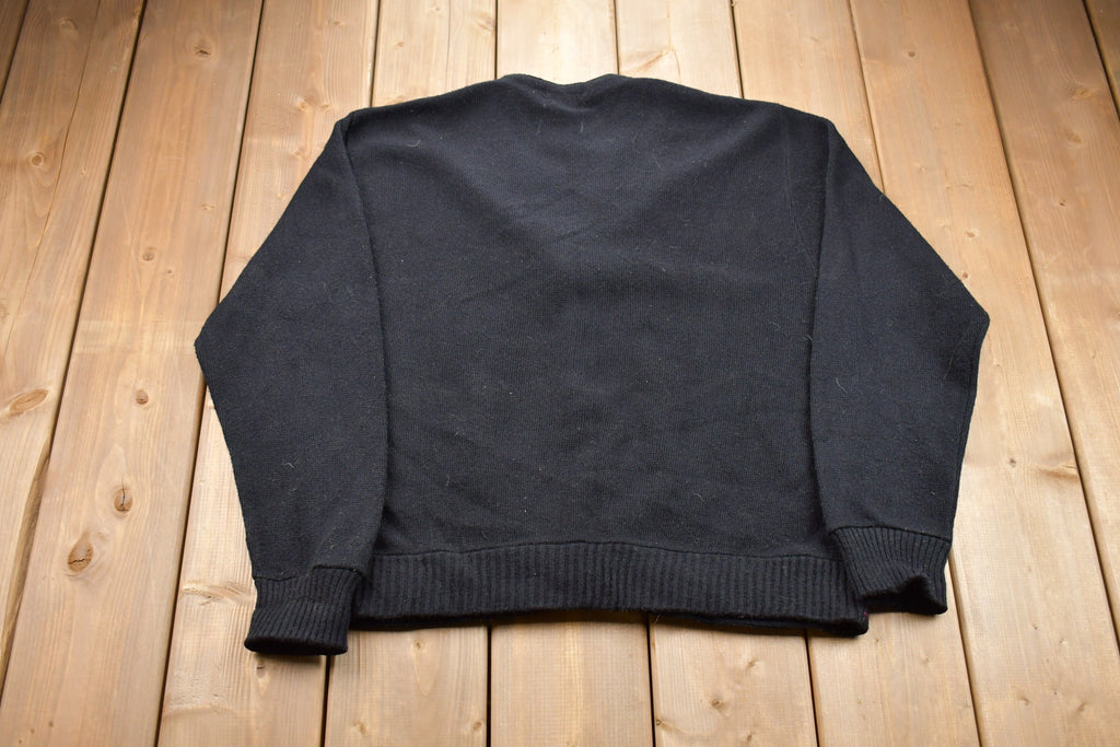 Vintage 1990s Sarly Sportswear Abstract Knitted Sweater