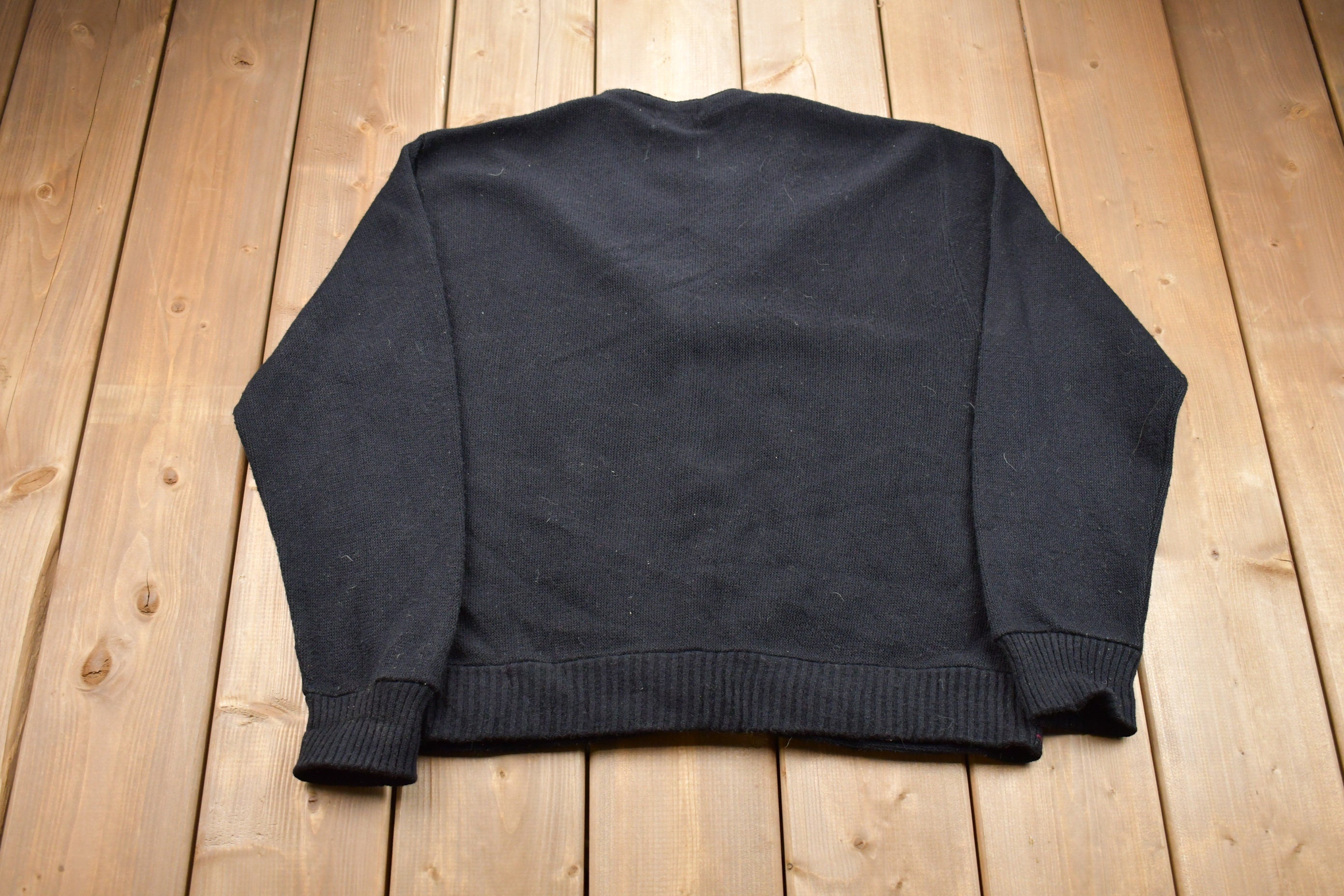 Vintage 1990s Sarly Sportswear Abstract Knitted Sweater