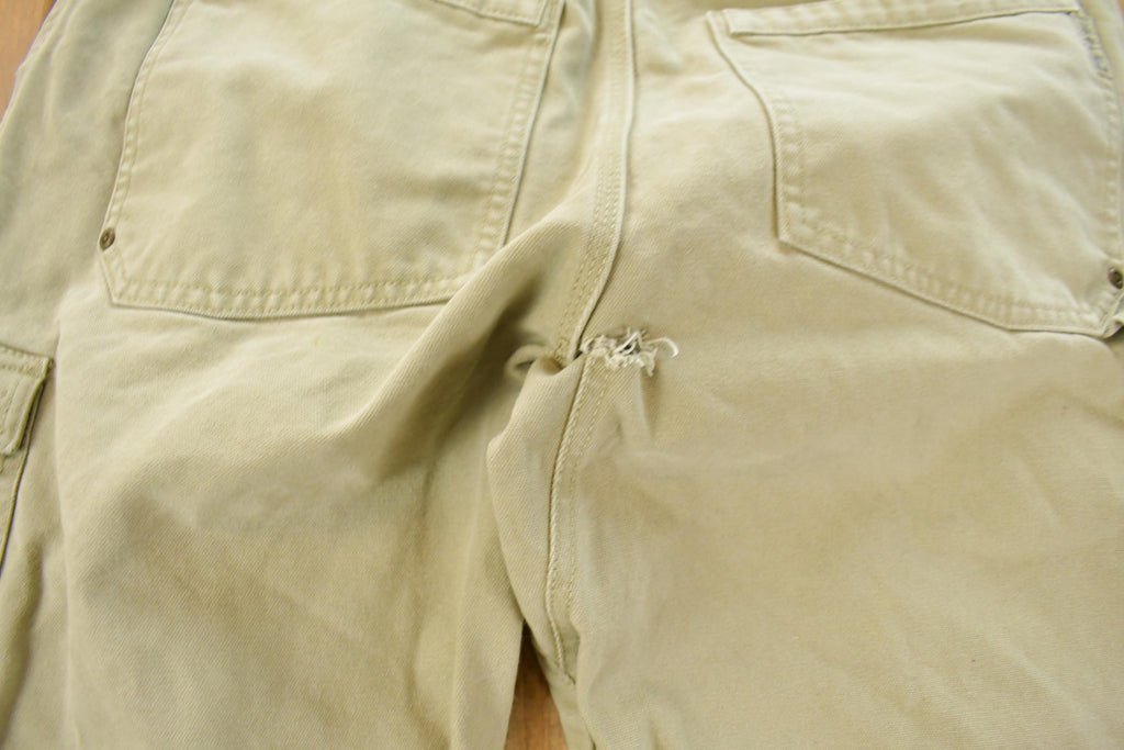 Vintage 1990s Cabela's Outdoor Gear Beige Cargo Pocket Pants Men's 34 x 32