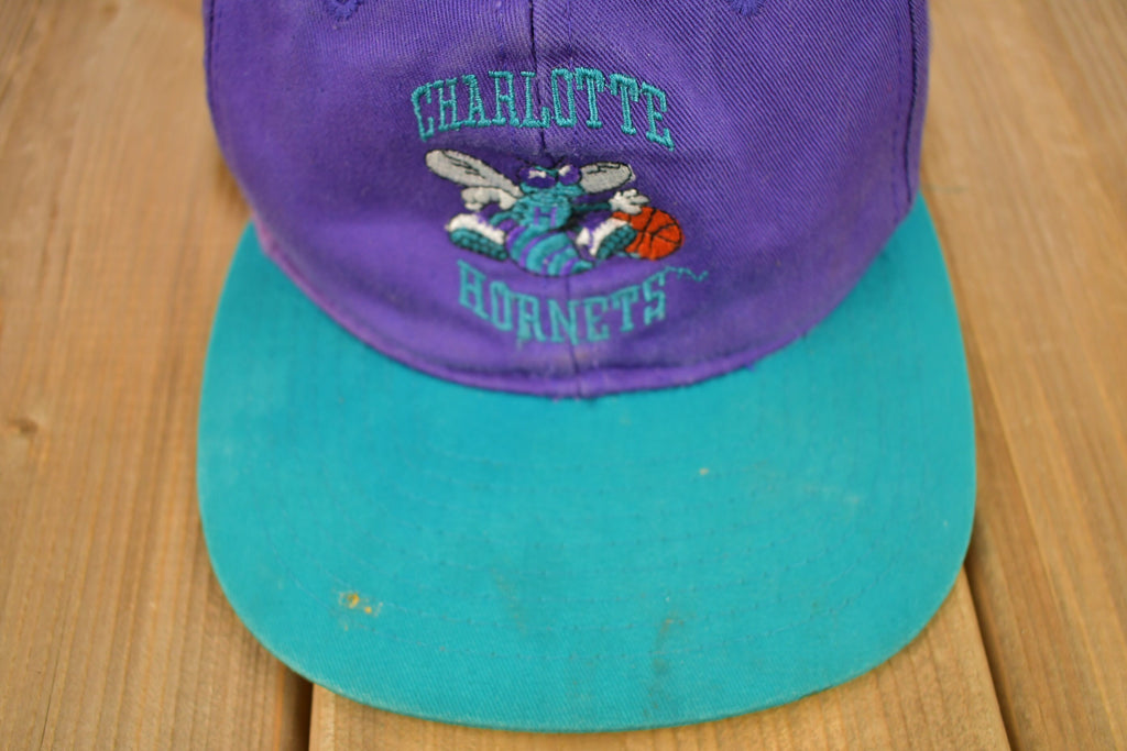 Vintage 1990s Charlotte Hornets NBA Snap Back Hat